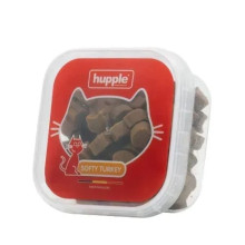 Ласощі Hupple Softy Crazy Turkey для котів, м'які котячі мордочки з індичкою, 80 гр