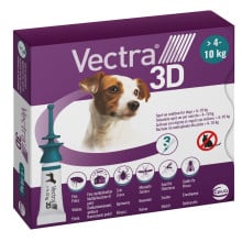Краплі Ceva Vectra 3D від бліх і кліщів для собак вагою від 4 до 10 кг, 1.6 мл, ціна за 1 піпетку