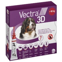 Краплі Ceva Vectra 3D від бліх і кліщів для собак вагою від 40 до 65 кг, 8.0 мл, ціна за 1 піпетку