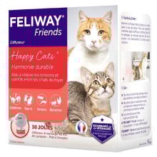 Дифузор Ceva Feliway Friends + змінний блок для зняття стресу і корекції поведінки у кішок, 48 мл