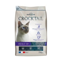 Сухой корм Pro-Nutrition Flatazor Crocktail Sterelised Light 8+ для кошек от 8 лет, 2 кг