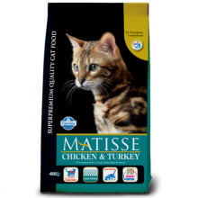 Сухий корм Farmina MATISSE CHICKEN & TURKEY для кішок, з куркою та індичкою, 400 г