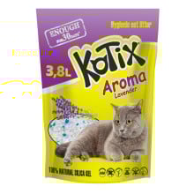 Силікагелевий наповнювач Kotix Lavender для котячого туалету, з ароматом лаванди, 3.8 л