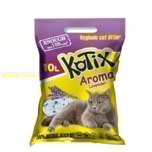 Силікагелевий наповнювач Kotix Lavender для котячого туалету, з ароматом лаванди, 10 л