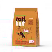 Сухой корм Half&Half для стерилизованных кошек, с говядиной, 300 г