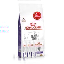 Акционный набор Royal Canin Neutered Satiety Balance для кастрированных кошек с лишним весом, 1.5 кг+ 4 пауча в подарок