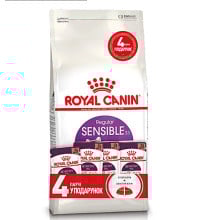 Акционный набор Royal Canin Sensible при чувствительном пищеварении у кошек, 2 кг + 4 пауча в подарок