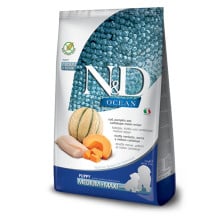 Беззерновий сухий корм Farmina N&D Grain Free OCEAN PUMPKIN для цуценят середніх та великих порід, з тріскою та динею, 12 кг