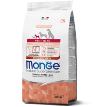 Сухий корм Monge Dog Mini Puppy & Junior для цуценят, лосось з рисом, 7.5 кг