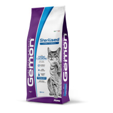 Сухой корм Gemon Cat Sterilised для взрослых стерилизованных кошек, тунец с лососем, 7 кг