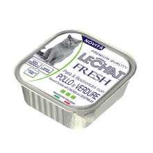 Вологий корм Monge LCE Cat Wet Fresh для котів, з куркою, з овочами, 100 г