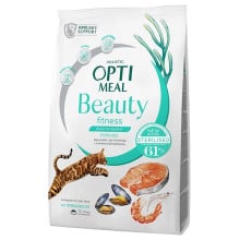 Беззерновой сухой корм Optimeal Beauty Fitness для стерилизованных кошек и кастрированных кошек, 4 кг