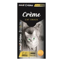 Лакомство AnimAll Сrème для кошек, со вкусом курицы с лососем, 6×15 г