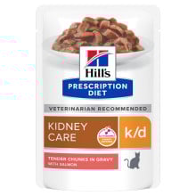 Вологий корм Hill's Prescription Diet k/d Multicare для котів, з лососем, 85 г