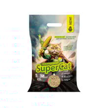 Наповнювач кукурудзяний Collar SuperCat, що комкується для котячих туалетів, 2.5 кг.
