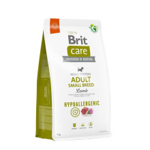 Сухий корм Brit Care Hypoallergenic Adult Small Breed для собак малих порід, ягня, 7 кг