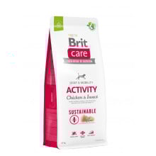 Сухий корм Brit Care Sustainable Activity для активних собак курка і комахи, 12 кг