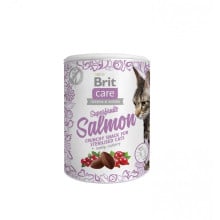 Ласощі Brit Care Superfruits Snack Salmon для котів, хрусткі, лосось, 100 г