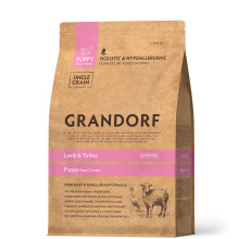 Сухой корм Grandorf Dog Puppy Lamb & Turkey для щенков от 3 недель и беременных сук, ягненок и индейка, 3 кг