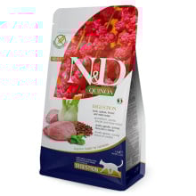Сухий дієтичний корм Farmina N&D Quinoa Digestion для дорослих котів, у разі порушень травлення, ягня та кіноа, 300 г