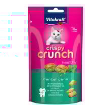 Лакомство Vitakraft Crispy Crunch, для кошек, подушечки для зубов, мята, 60г