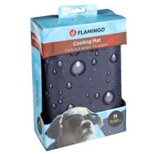 Килимок охолоджуючий Flamingo Cooling Mat для тварин, розмір M, 70×50 см, сірий