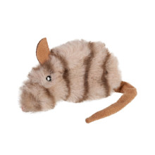 Игрушка GIGwi Catnip Мишка для кошек, з кошачей мятой, искусственный мех, 10 см