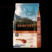 Сухой корм Bravery Lamb Mini Adult, взрослых собак мелких пород, с ягненком, 2 кг