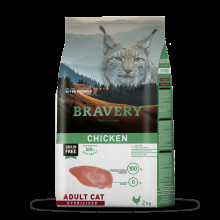 Сухий корм Bravery Chicken Adult Cat Sterilized, для котів, з куркою, 2 кг