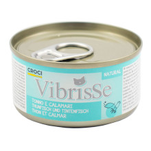 Консерва Croci Vibrisse для котів, тунець, кальмар, 70 г