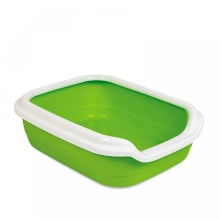 Туалет Природа Comfort M для котів, лайм, 41×30×13.5 см
