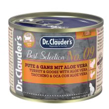 Вологий корм Dr.Clauder’s Best Selection №9 для дорослих котів, з індичкою, гускою та алое вера, 200 г