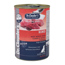 Вологий корм Dr.Clauder’s Selected Meat Beef для собак, яловичина, 400 г