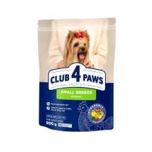 Сухой корм Клуб 4 Лапы Adult Small Breeds Chicken Premium для взрослых собак малых пород, 900 г