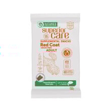 Беззернові ласощі Nature's Protection SC Red Coat Hypoallergenic Oral Care для дорослих собак, з рудою шерстю, лосось, 150 г
