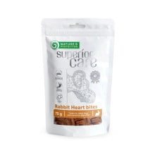 Ласощі Nature's Protection Lifestyle Superior Care Snacks For Dogs Rabbit Heart Bites для собак, серце кролика c куркою, 75 г