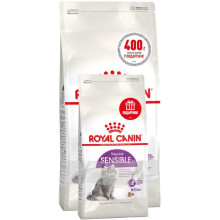 Сухой корм Royal Canin Sensible при чувствительном пищеварении у кошек, 2 кг + 400 г в подарок