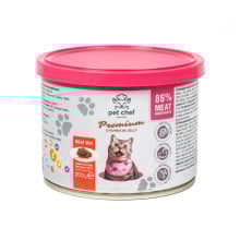 Консервы Pet Chef Мясной микс для взрослых кошек, кусочки в желе, 200 г