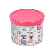 Консервы Pet Chef Turkey для взрослых кошек, кусочки в желе, с индейкой, 200 г