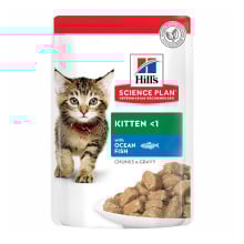 Влажный корм Hill's Science Plan Kitten Ocean Fish для котят, с океанической рыбой, 85 г