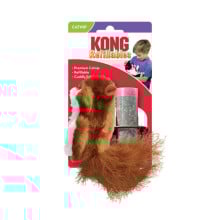 Игрушка KONG Refillables Squirrel для кошек, белочка со сменным блоком с кошачьей мятой, 5.72×7.62×17.78 см