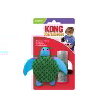 Игрушка KONG Refillables Turtle для кошек, черепаха со сменным блоком с кошачьей мятой, 3.81×11.43×9.53 см