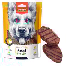 Ласощі для собак Wanpy Grilled Beef Steak, стейк гриль яловичина курка, 100 г