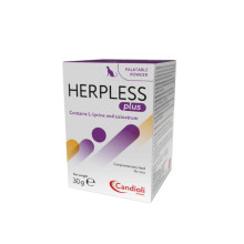 Порошок Candioli Herpless Plus Powder для лікування герпесвірусної інфекції у котів будь-якого віку, 30 г