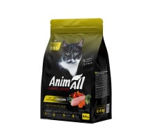 Сухий корм AnimAll для котів, зі свіжою куркою, 400 г