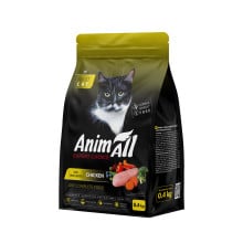 Сухой корм AnimAll для кошек, со свежей курицей, 400 г
