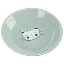 Миска Trixie Ceramic Bowl для котів, пласка, керамічна, діаметр 14 см, 200 мл