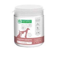 Харчова добавка Nature's Protection Healthy growth formula, для зростаючих собак та котів, для зубів, суглобів, кісток, 250 г