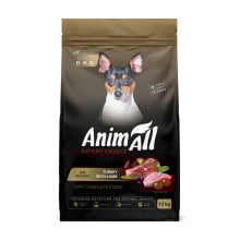Сухой корм AnimAll для взрослых собак малых пород, со свежей индейкой и ягненком, 12 кг