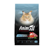 Сухий корм AnimAll для котів, лососем, білою рибою та свіжою індичкою, 12 кг